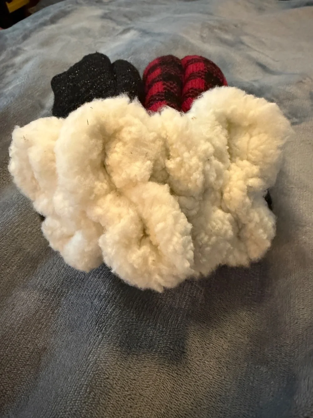 MUK LUKS 2-Pack Cozy Sherpa Cuff Slipper Socks